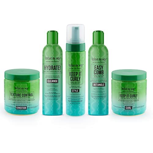 Texture My Way Easy Comb Leave-In Hair Detangler & Softening Crème Therapy - 12 oz for Coiled, Frizzy, Curly Hair - görsel 4