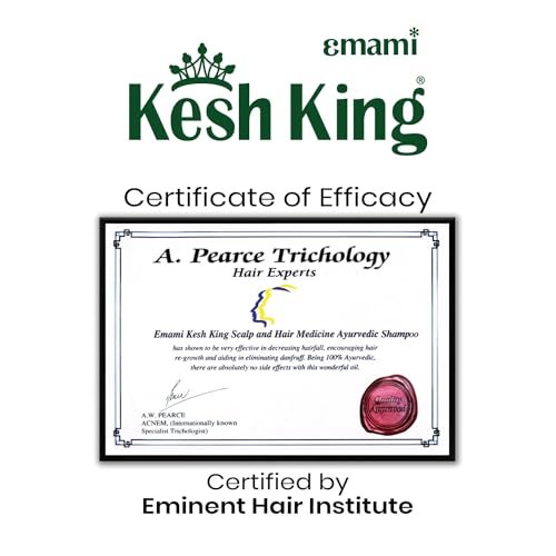 KESH KING Anti Hairfall Shampoo – 21 Ayurvedic Herbs & Aloe Vera for Healthy, Nourished Scalp & Shiny, Smooth Hair (6.76 Fl Oz/200ml) - görsel 16