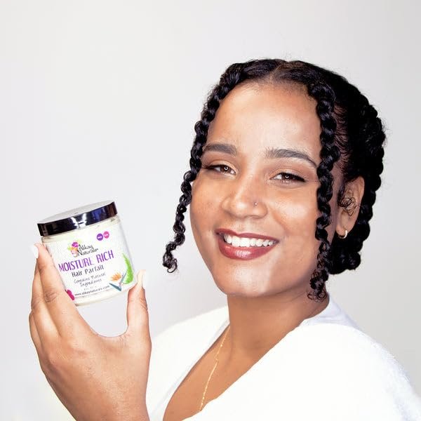 Alikay Naturals Moisturizer Rich Hair Parfait Natural Shea Butter, Argan Oil & Coconut Oil - 8 oz - görsel 11