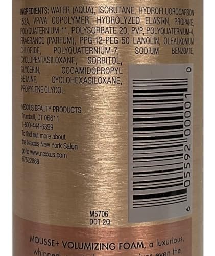 Nexxus Mousse Plus Volumizing Foam Medium Hold (10.6 oz) - 2 Pack Avelisse