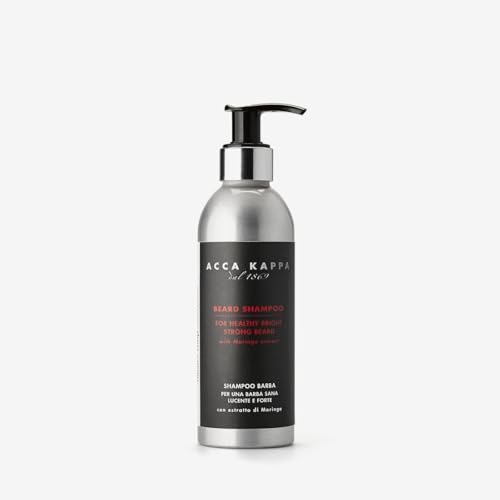 Acca Kappa Barber Shop Collection Beard Shampoo – Purifying Daily Cleanser with Moringa and Argan Oil, 6.76 Fl Oz - görsel 2