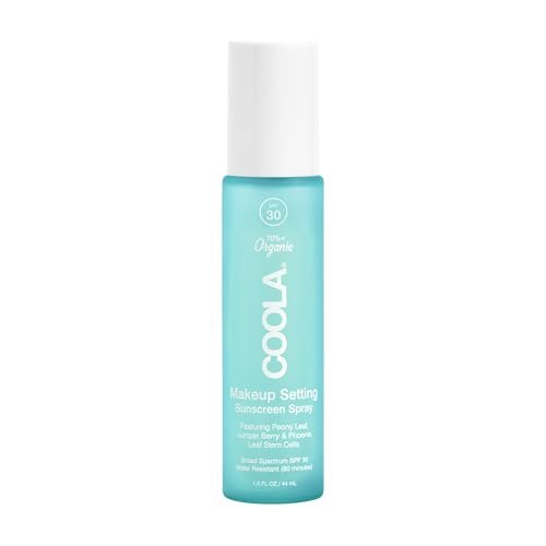 COOLA Organic Makeup Setting Spray SPF 30 - Hydrating Sunscreen with Cucumber & Aloe Vera, Alcohol-Free, 1.5 oz Avelisse