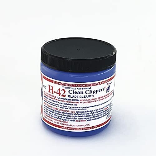 H-42 Clean Clippers Blade Cleaner – Virucidal, Antibacterial 8 oz Avelisse