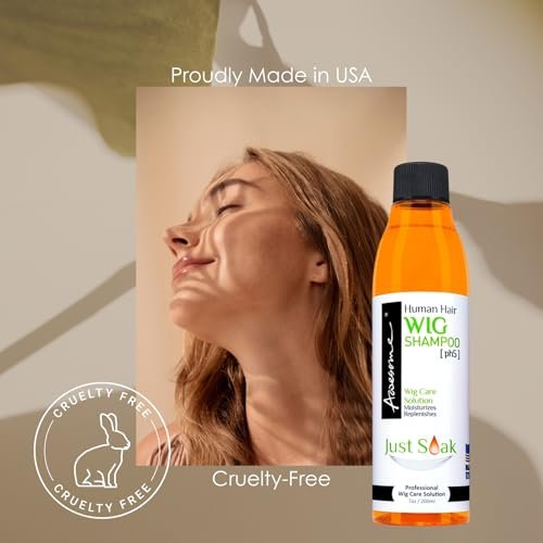 Awesome Human Hair Wig Shampoo - pH5 Wig Care Solution, Adds Body & Volume, Promotes Silkiness and Shine, Detangle & Easy Combing, 7 fl oz Avelisse