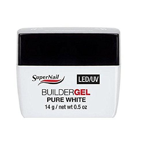 Supernail Pure White LED/UV Builder Gel for Nail Enhancement - 0.5 fl oz - görsel 2