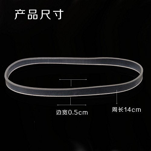 Goody Clear Latex Elastic Bands – 30 Count, 4mm, Rubber Hair Ties - görsel 10