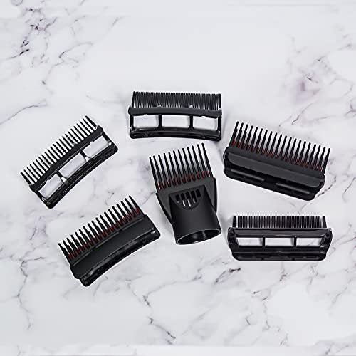 Red by Kiss Detangler Pik BD02 - Nylon Hair Dryer Comb Attachment for Detangling, 2 Count - görsel 14
