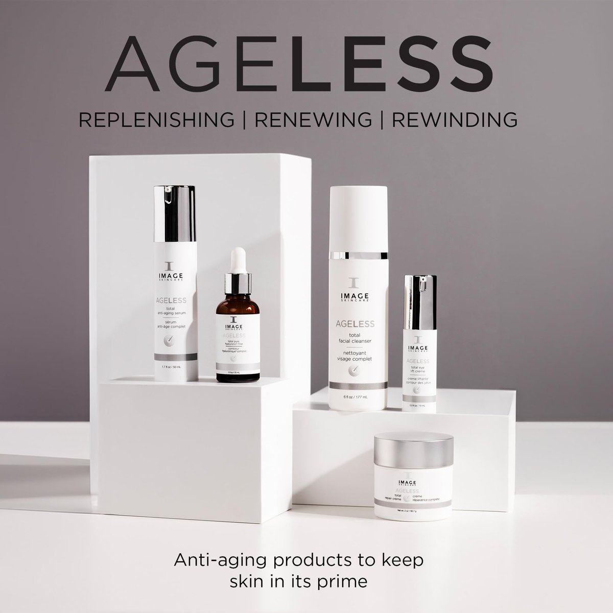 IMAGE Skincare AGELESS Total Eye Lift Crème – Anti-Aging Eye Cream for Dark Circles, Bags & Wrinkles, 0.5 fl oz Avelisse