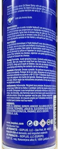 Isoplus Oil Sheen Regular Conditioning Hair Spray - 7 oz | Moisture & Shine - görsel 6