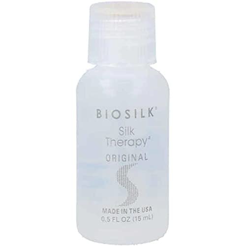 BioSilk Silk Therapy Original Hair Serum - 0.5 oz - Lightweight Shine & Silkiness - görsel 2