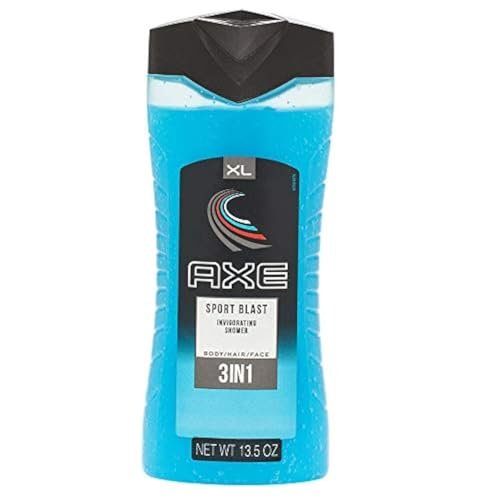 AXE Sport Blast Shower Gel 3X1 for Men, 13.5 oz – Refreshing Body Wash with Deodorant & Shampoo Benefits - görsel 2