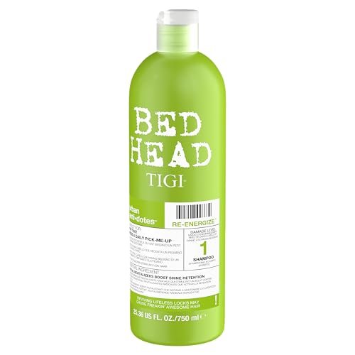 Bed Head by TIGI Urban Antidotes Re-Energize Daily Shampoo for Normal Hair, Hydrating & Strengthening, 25.36 fl oz Avelisse