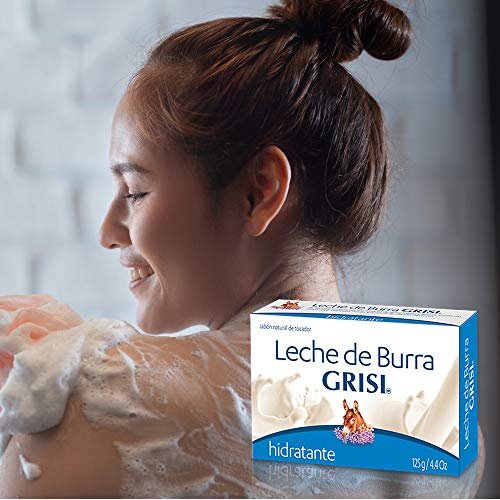 Grisi Donkey's Milk Soap 4-Pack (3.5 oz Each) - Natural Moisturizing Bar Soap for Sensitive Skin - görsel 12