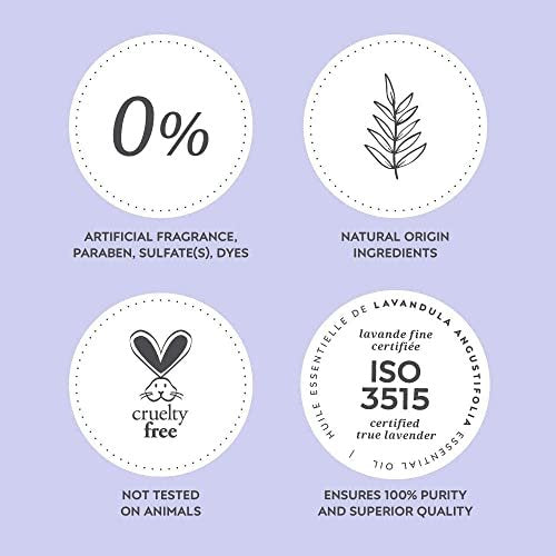 Bleu Lavande Natural Lavender Hand Cream – Premium True Lavender Essential Oil, Non-Greasy, Vegan & Cruelty-Free – 8.4 Fl Oz - görsel 14