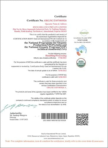 Just Jaivik 100% Natural USDA Certified Organic Henna Powder for Hair - 227g (0.5 lb / 8 oz) - No Chemicals or Additives - görsel 14
