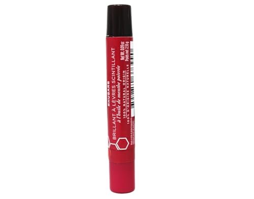 Burt's Bees Lip Shimmer Rhubarb - 0.09 oz (Pack of 3) - Moisturizing Tinted Lip Balm - görsel 8