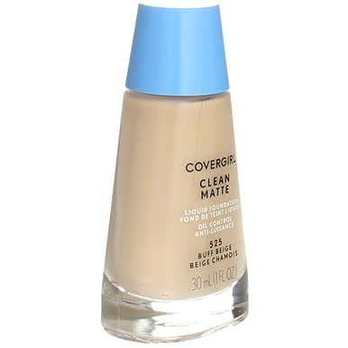 CoverGirl Clean Oil Control Liquid Makeup - Buff Beige 525, 1 fl oz - görsel 13