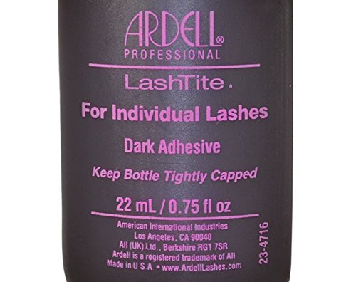 Ardell LashTite Dark Lash Adhesive – Long-Lasting, Waterproof, 0.75 fl oz (3 Pack) for Individual & Cluster Lashes Avelisse