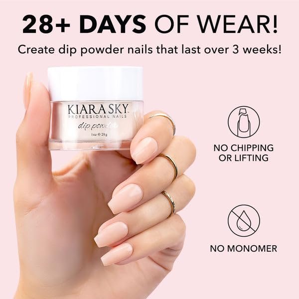 Kiara Sky Professional Nails Dip Liquid Essentials Step 2 Base for Dip Powder Manicure Avelisse