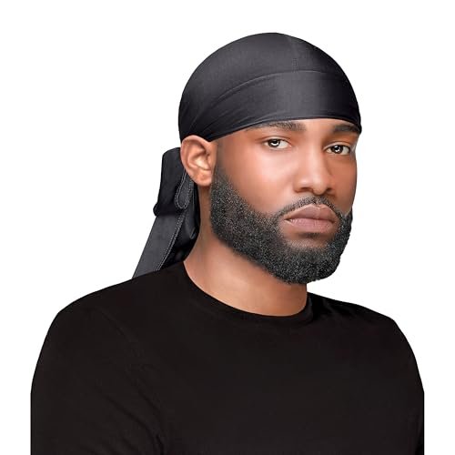 WAV ENFORCER Premium Do-Rag - Black, Polyester, for Men & Women - görsel 10