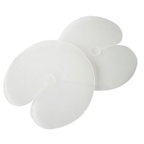 25-Pack Clear Heat Shield Guards for Hair Extension Bonding – Round & Single Hole Fusion Glue Protector Templates - görsel 6