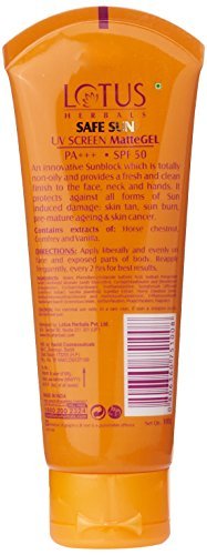 Lotus Herbals Safe Sun UV Screen Matte Gel SPF 50 - 100g (Pack of 2) - görsel 4