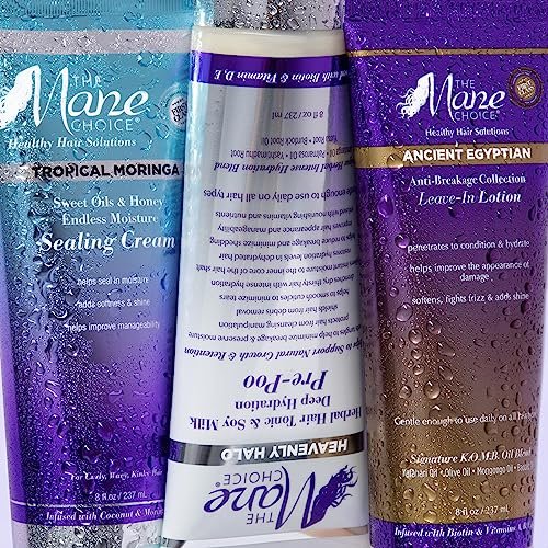 The Mane Choice Tropical Moringa Sweet Oil & Honey Endless Moisture Sealing Cream - 8 oz Avelisse