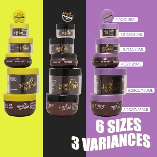 EBIN NEW YORK 24 Hour Edge Tamer Extra Mega Hold - 8.25 oz Avelisse