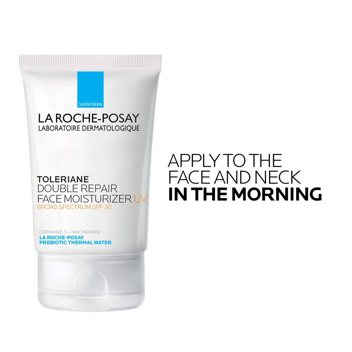 La Roche-Posay Toleriane Double Repair UV SPF 30 Moisturizer for Face - Daily Face Moisturizer with Sunscreen, Niacinamide & Glycerin, Oil-Free, 3.38 Fl Oz Avelisse