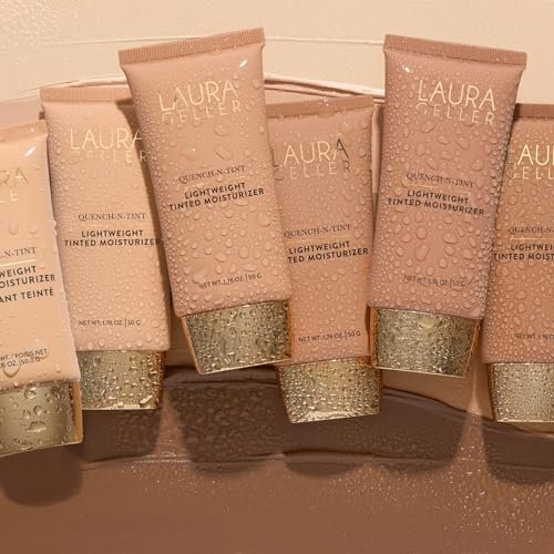 LAURA GELLER NEW YORK Quench-n-Tint Tinted Moisturizer - Medium | Sheer to Light Coverage with Hyaluronic Acid, Natural Glow Finish - görsel 16