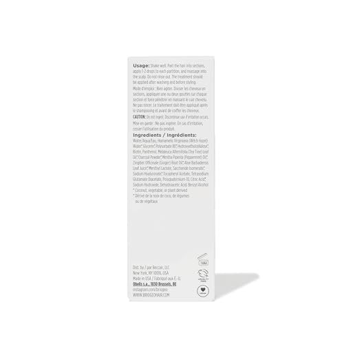 Briogeo Scalp Revival Charcoal + Tea Tree Scalp Treatment - Leave-In Serum for Dry, Flaky, or Itchy Scalp - Hydrating & Balancing - Vegan & Cruelty Free - 1 oz Avelisse