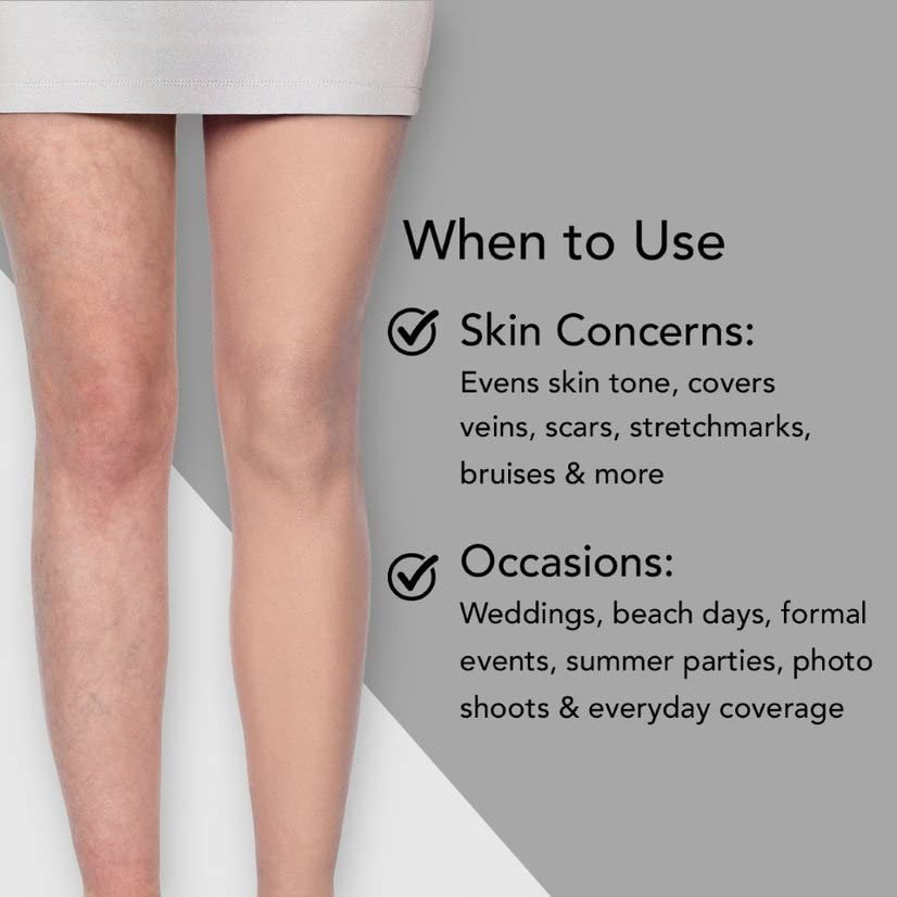 Dermablend Leg and Body Makeup Foundation with SPF 25 – 20N Light Natural, 3.4 Fl Oz Avelisse