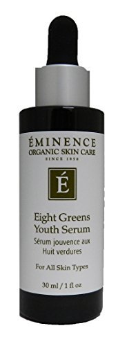 Eminence Organic Eight Greens Youth Serum – Brightening & Firming Facial Serum, 1 oz Avelisse