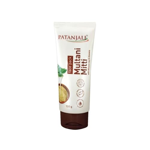Patanjali Multani Mitti Face Pack with Mineral Clay & Aloe Vera – 100g Each, Pack of 3 - görsel 12