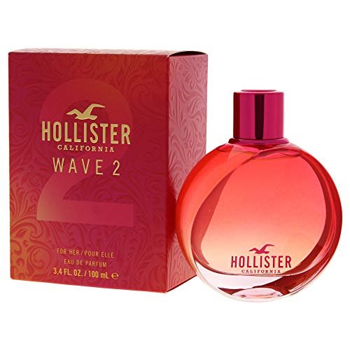 Hollister Wave 2 Eau de Parfum Spray for Men and Women, 3.4 fl oz Avelisse