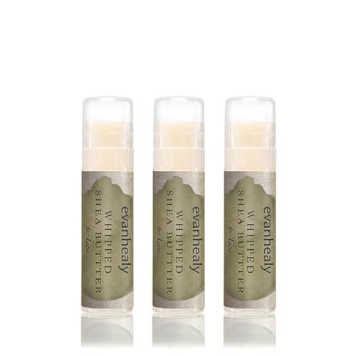 evanhealy Whipped Shea Butter for Lips (3 Pack) – Organic Red Raspberry Seed Oil, Beeswax & Argan Oil Moisturizing Lip Balm Avelisse