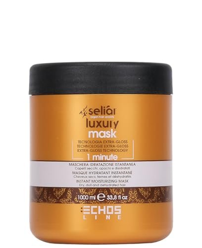 Echosline Seliàr Luxury Instant Moisturizing Mask for Dry and Dehydrated Hair - 1000 ml - görsel 2