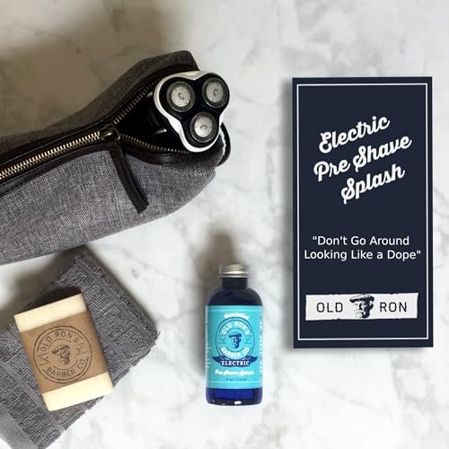 Old Ron's Barber Co. Electric Pre-Shave Splash, Unscented, 4 oz (1-Pack) Avelisse
