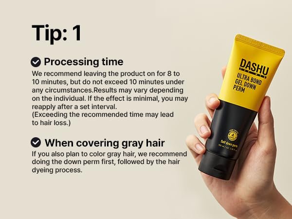 DASHU Down Perm Cream for Men – 3.5 oz Korean Hair Straightening Perm Kit, Ultra Bond Gel, Tame Frizzy Hair, 10-Minute Quick Down Perm, Long-Lasting Hold Avelisse