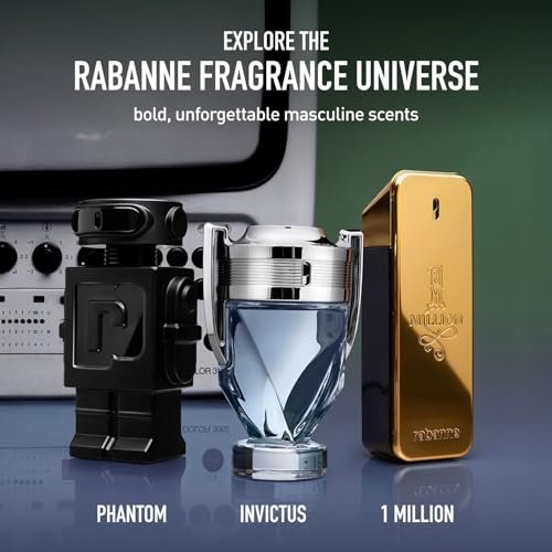 Rabanne 1 Million Lucky Eau de Toilette - Woody Aromatic Fragrance for Men with Hazelnut, Plum & Cedarwood - 3.4 oz Avelisse