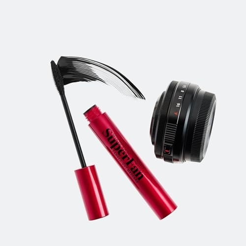 Smashbox Super Fan Lash Lengthening Mascara – Fanned-Out Volume & Length, Long-Wearing, No Clumping, 0.34 Fl Oz, Black Avelisse