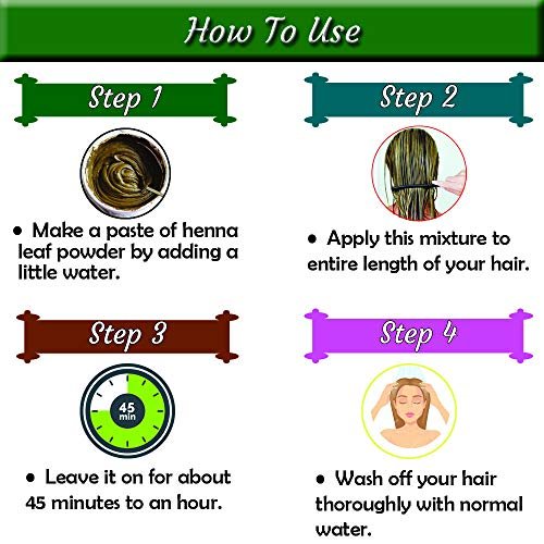 Indus Valley Organic Indigo Leaf Powder (400g) & Herbal Henna Powder (500g) Bundle for Natural Hair Color - görsel 18