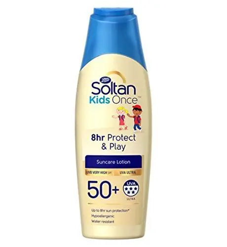 Soltan Once Kids 8hr Protect & Play Lotion SPF50+ 200ml Avelisse