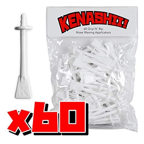 Grip’n’Rip Nose Waxing Sticks by Kenashii – 60 Count Nasal Wax Applicators for Easy and Effective Hair Removal Avelisse