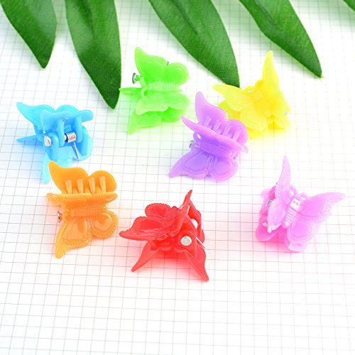 100 Pack Assorted Butterfly Hair Clips for Girls & Women – Bantoye Mini Hair Accessories - görsel 12