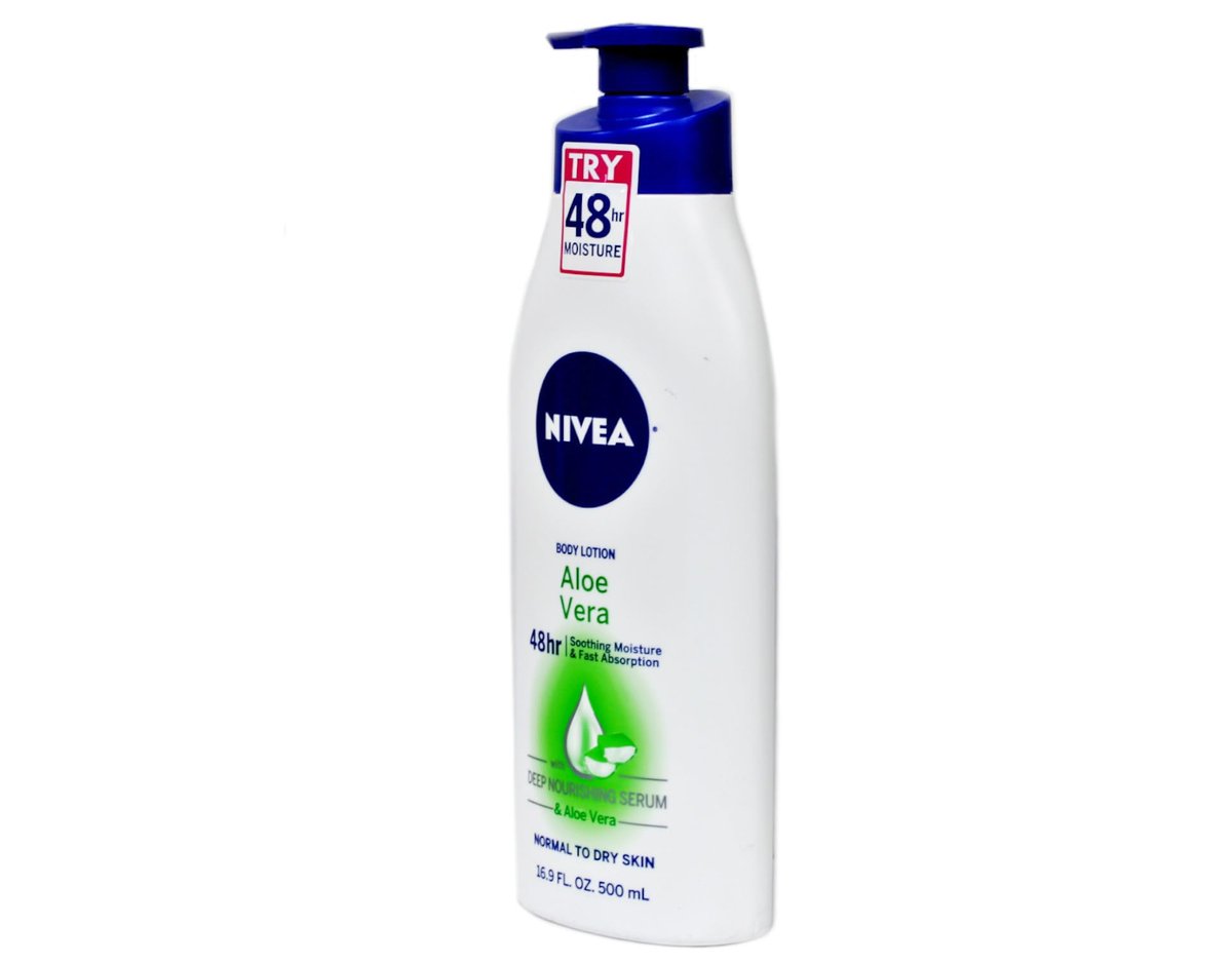 NIVEA Aloe Vera 48 Hour Moisture Body Lotion, Pump, 16.9 oz Avelisse