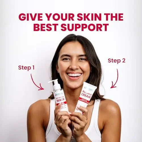 Grahams Natural Rosacea Treatment for Face Redness – Clinically Proven Anti Redness Moisturizer, Soothes & Reduces Flare Ups, Hypoallergenic & Steroid-Free (2.64 oz) Avelisse