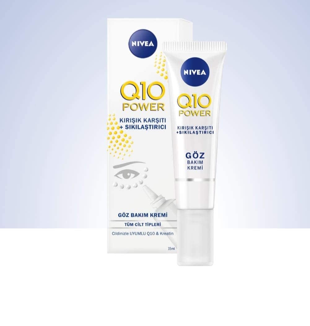 NIVEA Q10 Power Anti-Wrinkle + Brightening Eye Cream – 15 ml / 0.5 fl oz Avelisse