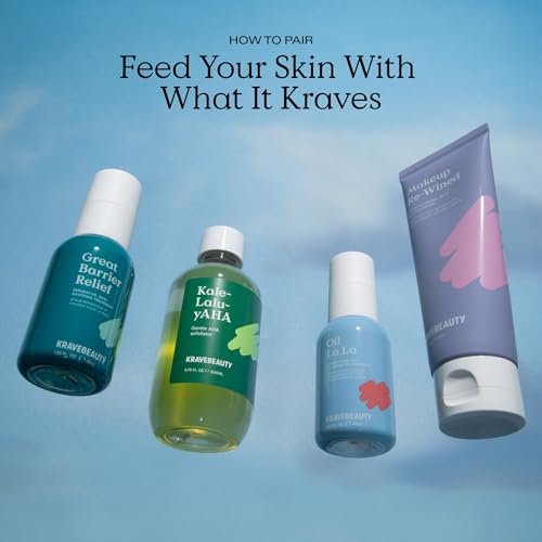KraveBeauty Kale-Lalu-yAHA Exfoliating Toner - Gentle AHA Liquid Exfoliant with Glycolic Acid & Kale Extract, Smooths Texture, Evens Skin Tone, Unclogs Pores, Fragrance Free, 200 mL Avelisse