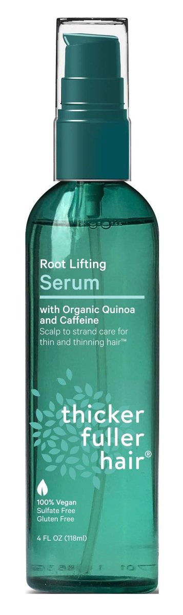 Thicker Fuller Hair Serum Root Lifting Sulfate Free 4 Ounce (Pack of 2) - görsel 2